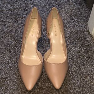 Nine West nude heels